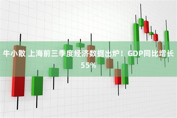 牛小散 上海前三季度经济数据出炉！GDP同比增长55%